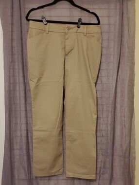 Lee Womans Khaki Straight Leg Chinos